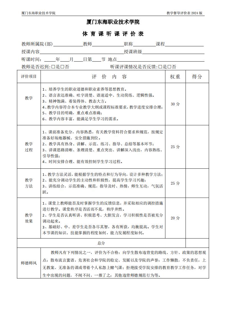 東海職院〔2024〕80號 關于印發《廈門東海職業技術學院教學督導工作管理規定》的通知_14.jpg